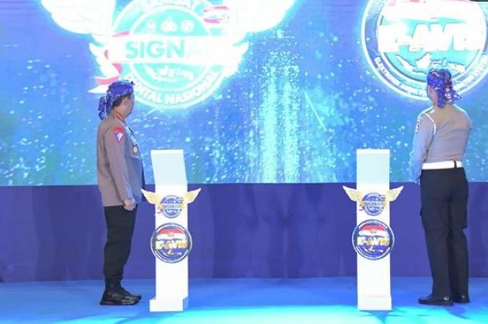 Kapolri launching Signal dan e-avis