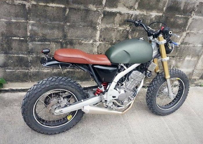 Honda CRF250M custom tracker dari Tonys Bike Design