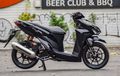 Honda Vario 150 Kelihatan Garang, Berbodi Hitam Legam Pakai Part Mewah
