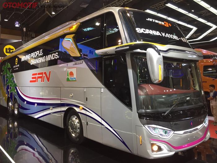 Bus Scania K410B racikan Adiputro yang akan digunakan oleh PO SAN