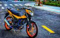 Modifikasi Honda Sonic 150R Racing, Modal Baju Kuning dan Kaki Mewah