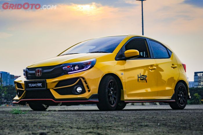 Honda Brio Satya Ngotot Pakai Body Kit Ala Civic Type R Dan Knalpot Valvetronic Gridoto Com