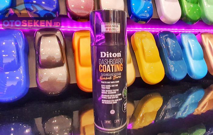 Diton dashboard coating buat body kulit jeruk motor 