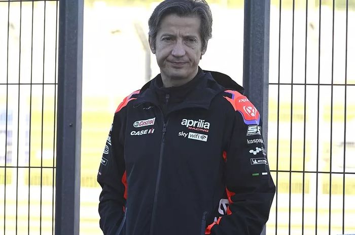 CEO Aprilia Racing, Massimo Rivola mengomentari soal tim balap F1 yang lebih mudah dapat sponsor ketimbang MotoGP