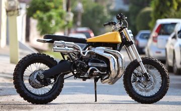 Yamaha RD350 custom scrambler dari Moto Exotica, dilansir oleh Bikebound.com