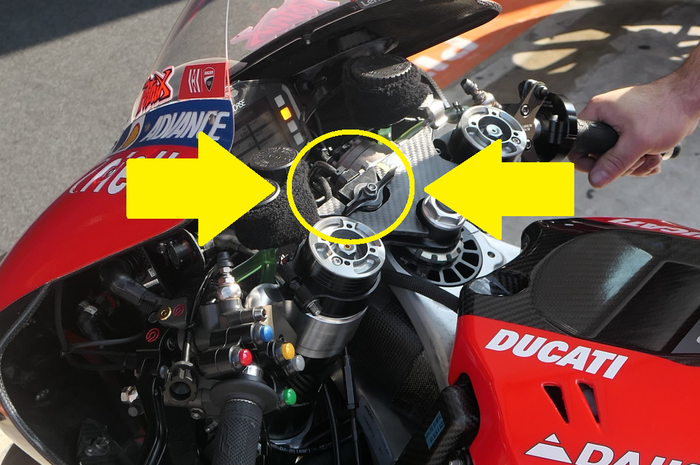 Tuas misterius di Desmosedici GP19 milik Ducati pada tes di Sepang