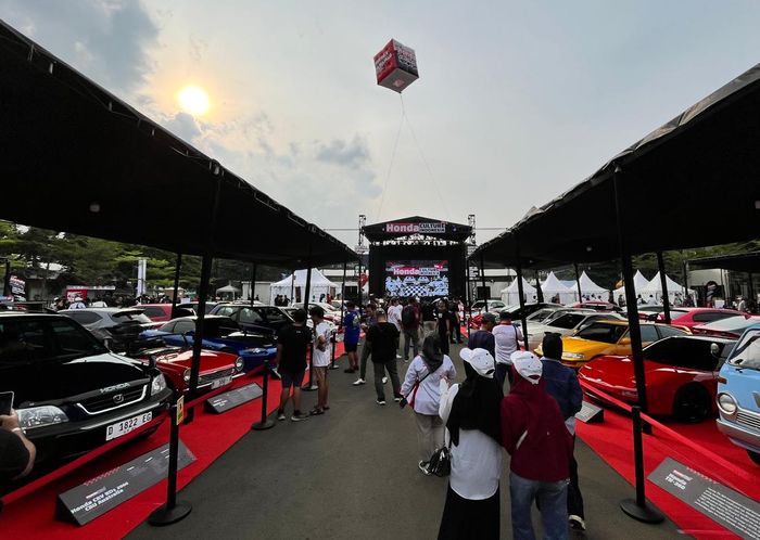 Suasana Honda Culture Indonesia Vol.2 pada hari pertama, Sabtu (15/11/2025).