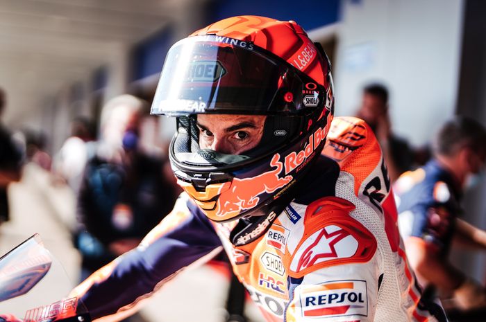 Start dari posisi kelima, Marc Marquez mengaku sulit untuk meraih podium dan hanya targetkan lima besar di MotoGP Spanyol 2022