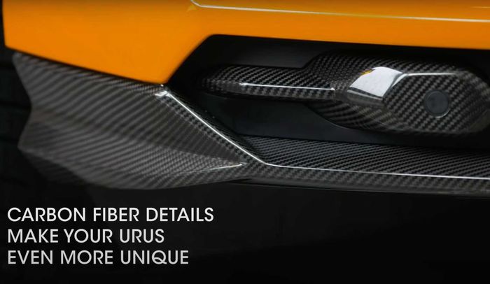 Seluruh panel eksterior Lamborghini Urus diganti serat karbon