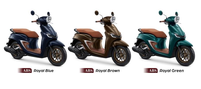 Tiga pilihan warna Royal varian ABS