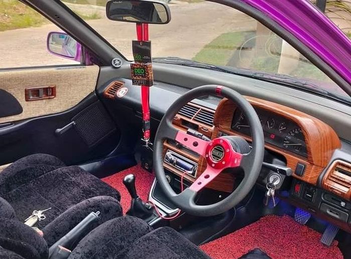 Panel dashboard Honda Civic Nouva custom woodpanel