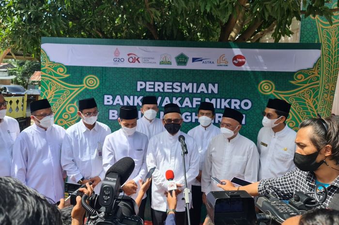 peresmian Bank Wakaf Mikro Astra di Banda Aceh (8/4/2022).