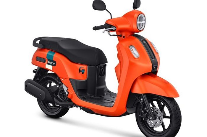 Yamaha Fazzio warna Neo Orange.