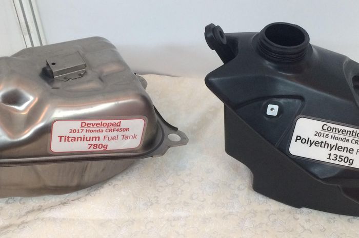 Tangki titanium Honda