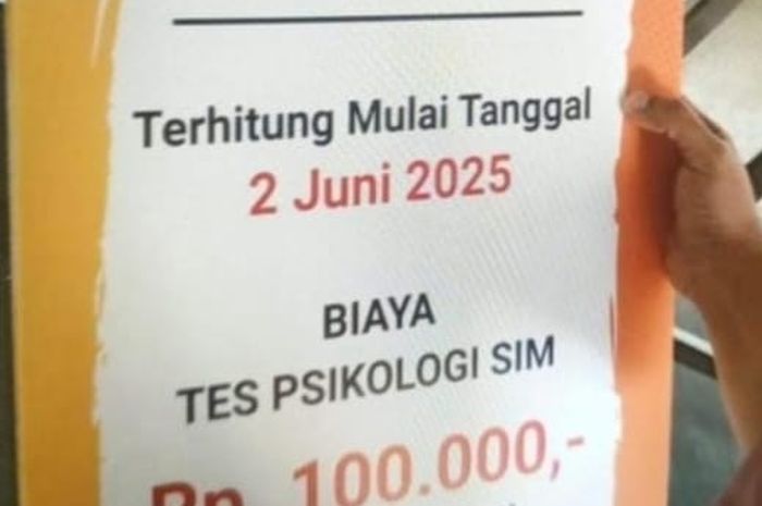 Tarif tes psikologi naik Jadi Rp 100 ribu