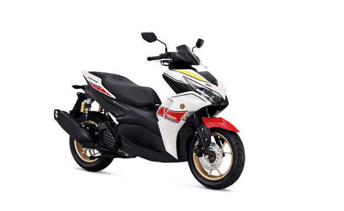 Warna 60th Anniversary World GP tipe Connected ABS masih dipertahankan