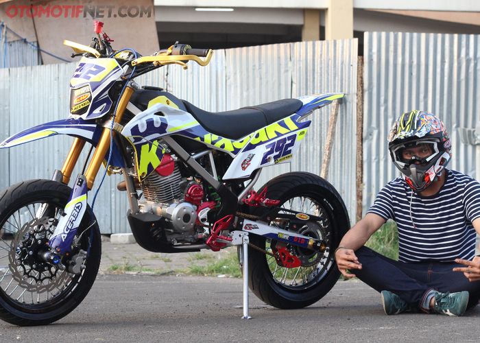 Kawasaki Klx 150bf Pelarian Ban Tahu Hilang Kental Aura Husqvarna Gridoto Com