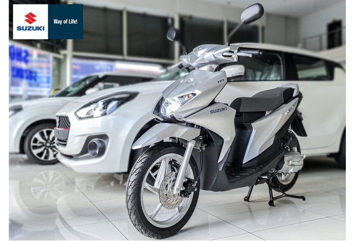Warna silver salah satu yang baru dari Suzuki