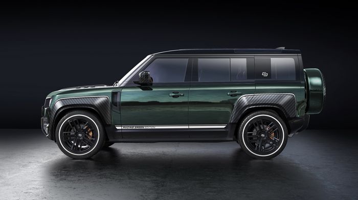 Land Rover Defender baru pasang pelek model palang 5 sporty