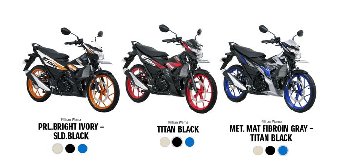 Pilihan warna Suzuki Satria F150 FI