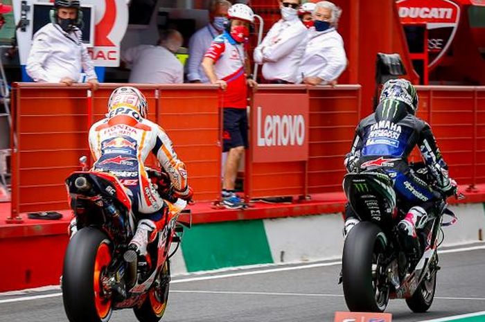 Franco Morbidelli menyoroti soal taktik 'licik' Marc Marquez yang sengaja membuntuti pembalap lain untuk mendapat slipstream di MotoGP 2021