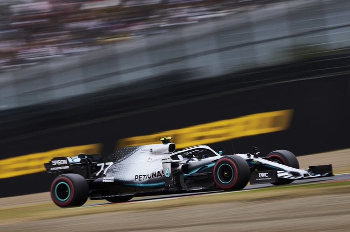 Valtteri Bottas tetap optimis menatap balapan F1 Jepang, meski bakal start di belakang duo Ferrari, Sebatian Vettel dan Charles Leclerc