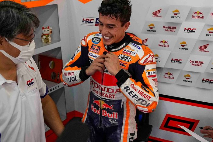 Melibas sebanyak 24 lap di atas motor Honda, Marc Marquez sudah tidak merasa sakit setelah balapan MotoGP Jepang 2022
