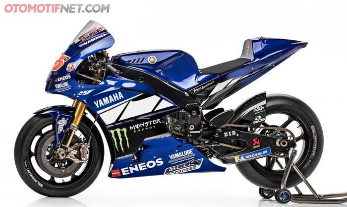 Wujud Yamaha M1 tanpa logo Movistar