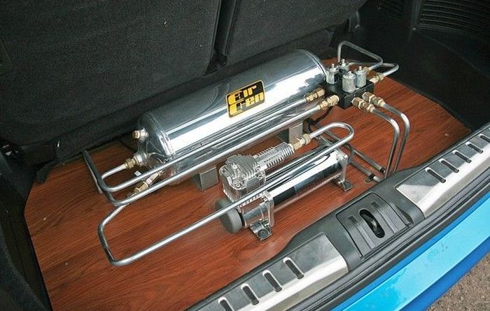 Suspensi pakai airsus dan arm custom