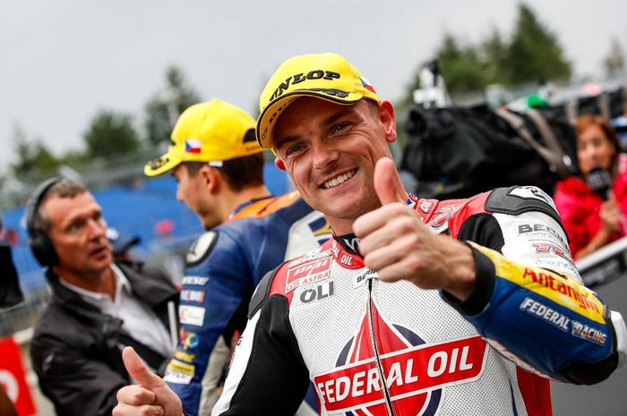 Sam Lowes, pembalap tim Federal Oil Gresini Moto2