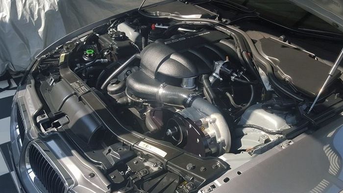 Mesin BMW M3 sudah pasang supercharger
