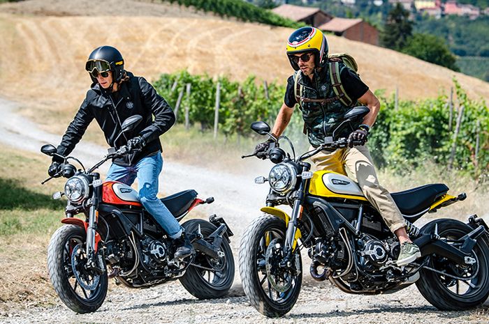 Ducati Scrambler 2019 muncul dalam dua warna