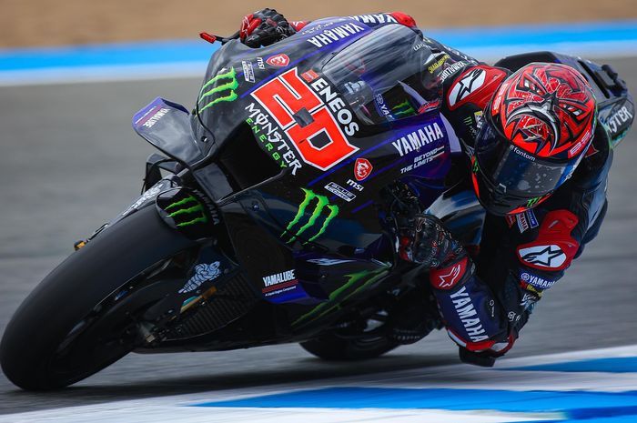 Berkesempatan mencoba beberapa komponen baru di tes MotoGP Jerez 2022, Fabio Quartararo merasa motor Yamaha kurang lebih masih sama