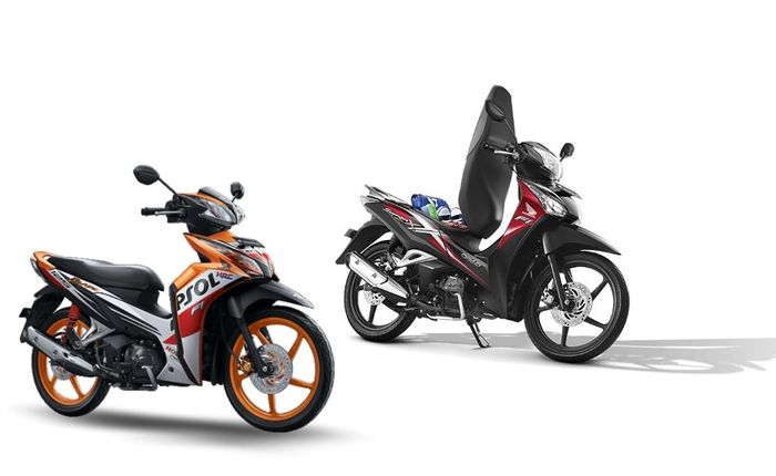 Honda Blade 125 dan Honda Supra X 125 Helm In hilang di website resmi AHM