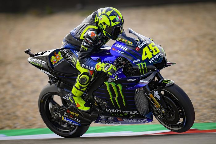 Melempem di hari pertama MotoGP Belanda 2019, Valentino Rossi, merasa kecewa dengan kecepatan motor Yamaha