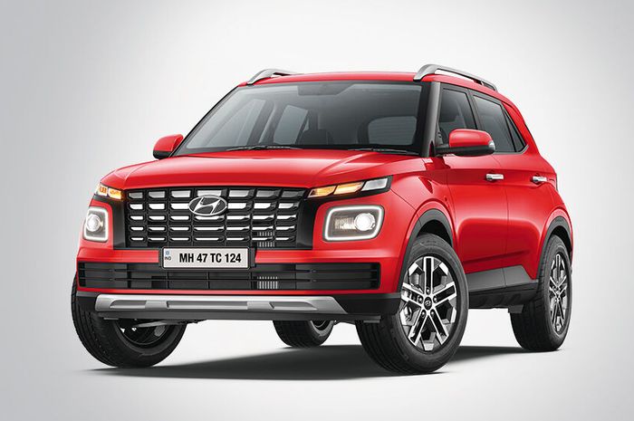 Hyundai Venue terpantau dalam NJKB DKI Jakarta.