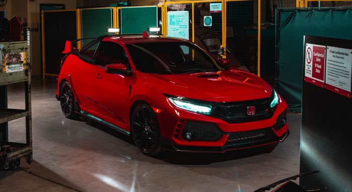 Tampilan depan Honda Civic Type R pikap