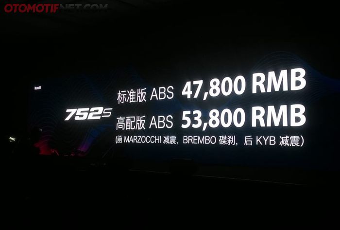 Harga Benelli  752S