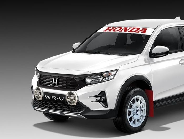 Modifikasi digital Honda WR-V bergaya rally look