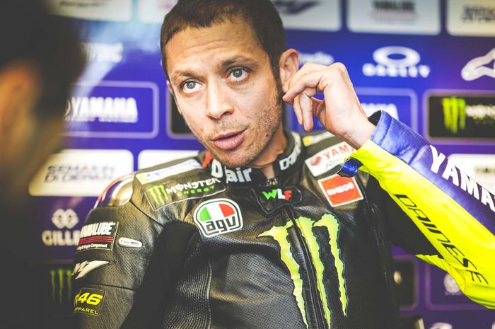 Pembalap Monster Energy Yamaha, Valentino Rossi buka suara usai meraih hasil buruk saat hari pertama MotoGP Spanyol (03/05/2019)