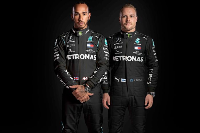 Jelang seri perdana F1 2020, Lewis Hamilton dan Valtteri Bottas memamerkan baru helm untuk  melawan rasisme dan mendukung keberagaman