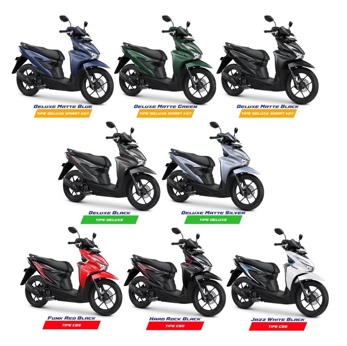 Tiga tipe pilihan Honda BeAT terbaru