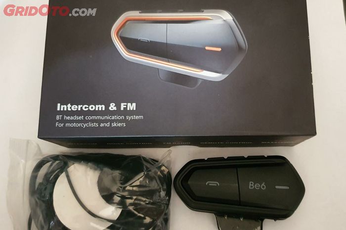 Intercom BE6 yang dijual di bengkel helm Jagakarsa