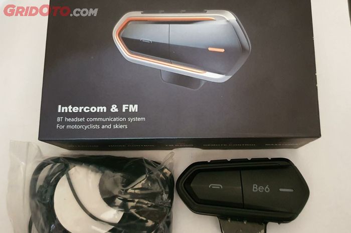 Intercom BE6 yang dijual di bengkel helm Jagakarsa