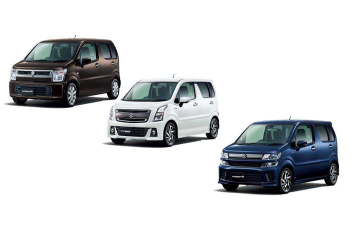 Tiga tipe Wagon R yang beredar di Jepang