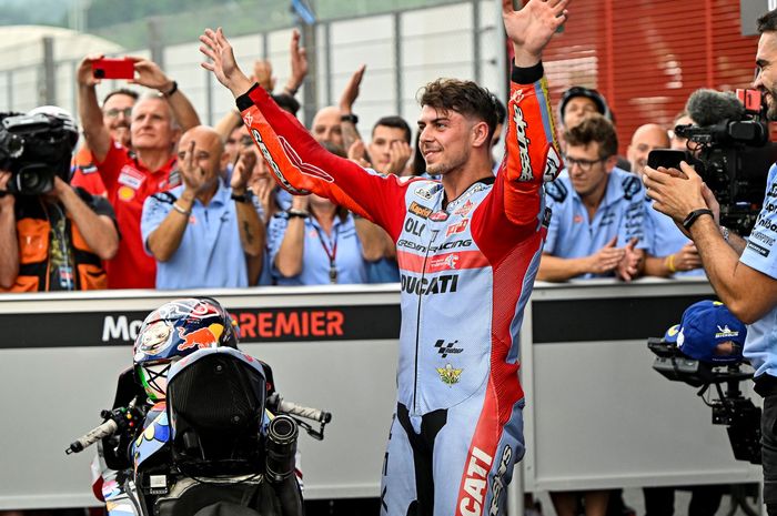Rookie MotoGP Fabio Di Giannantonio meraih pole position pertamanya pada kualifikasi MotoGP Italia 2022