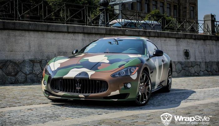 Maserati Granturismo S pakai kelir ala Tentara AD