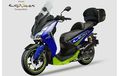 Modifikasi Yamaha Lexi Bergaya Touring Biar Pede Jalan Bareng Kakak-kakaknya