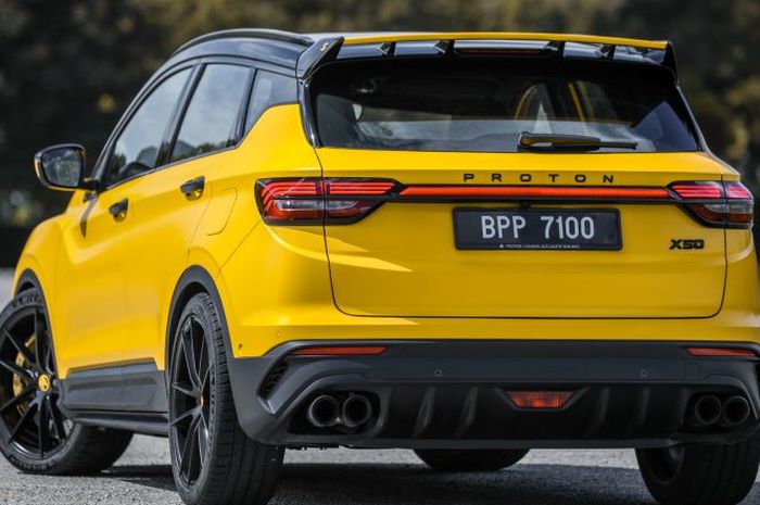 Proton X50 Bumblebee dengan desain sporty