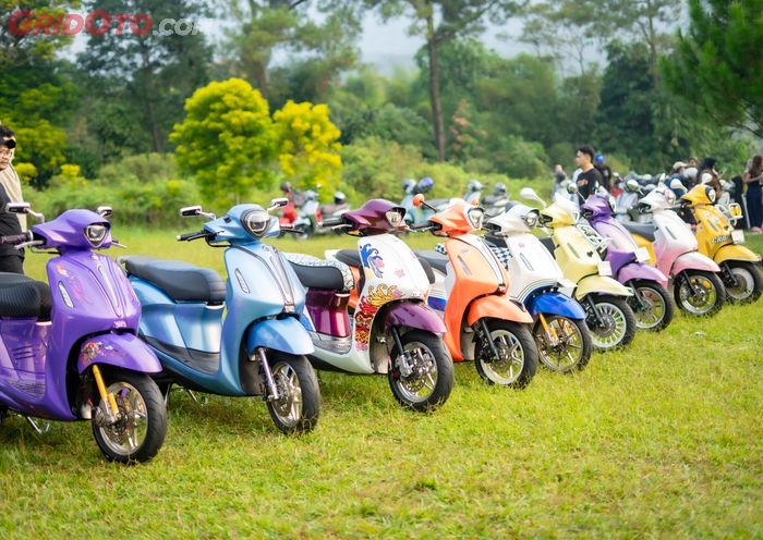 Yamaha Grand Filano dan Fazzio peserta yang hadir dan ikut Fun Modification Contest di acara Classy Ride &amp; Chill 2026
